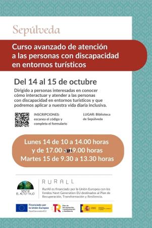 Imagen Curso avanzado de atención a las personas con discapacidad en entornos turísticos